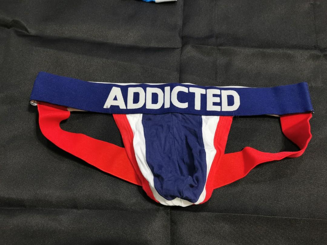 Addicted Men Jockstrap Underwear, Men's Fashion, Bottoms, New Underwear