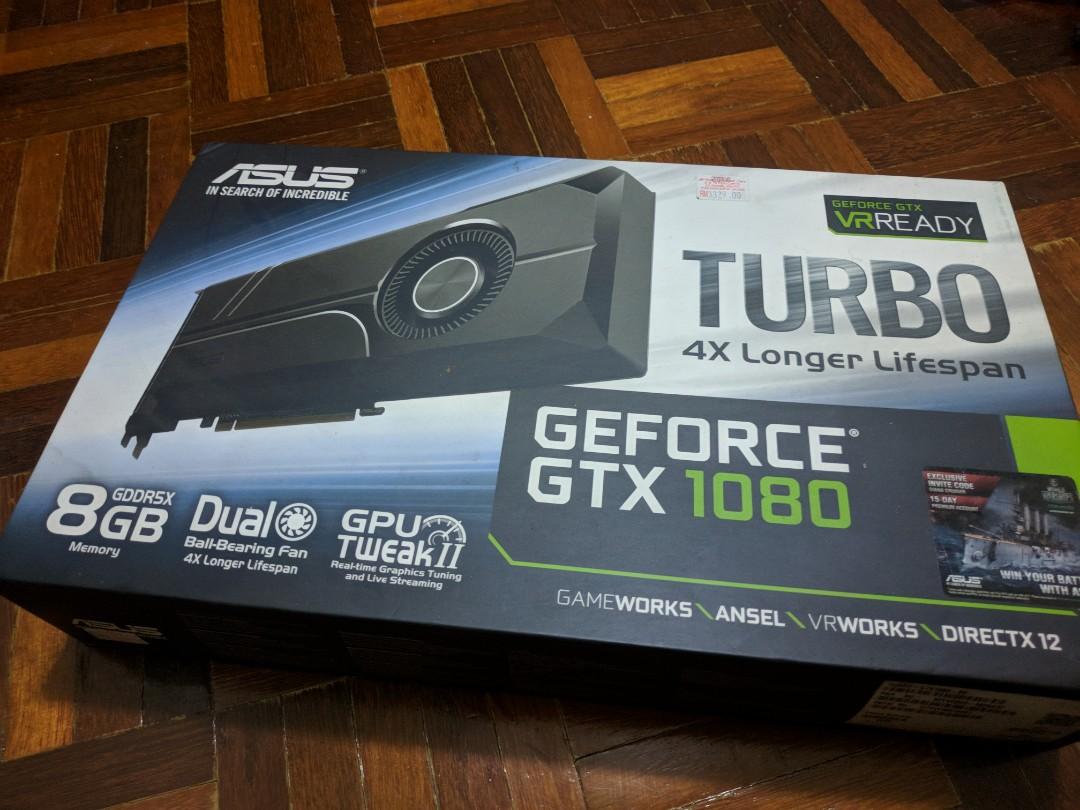 Asus geforce gtx top 1080 turbo 8gb