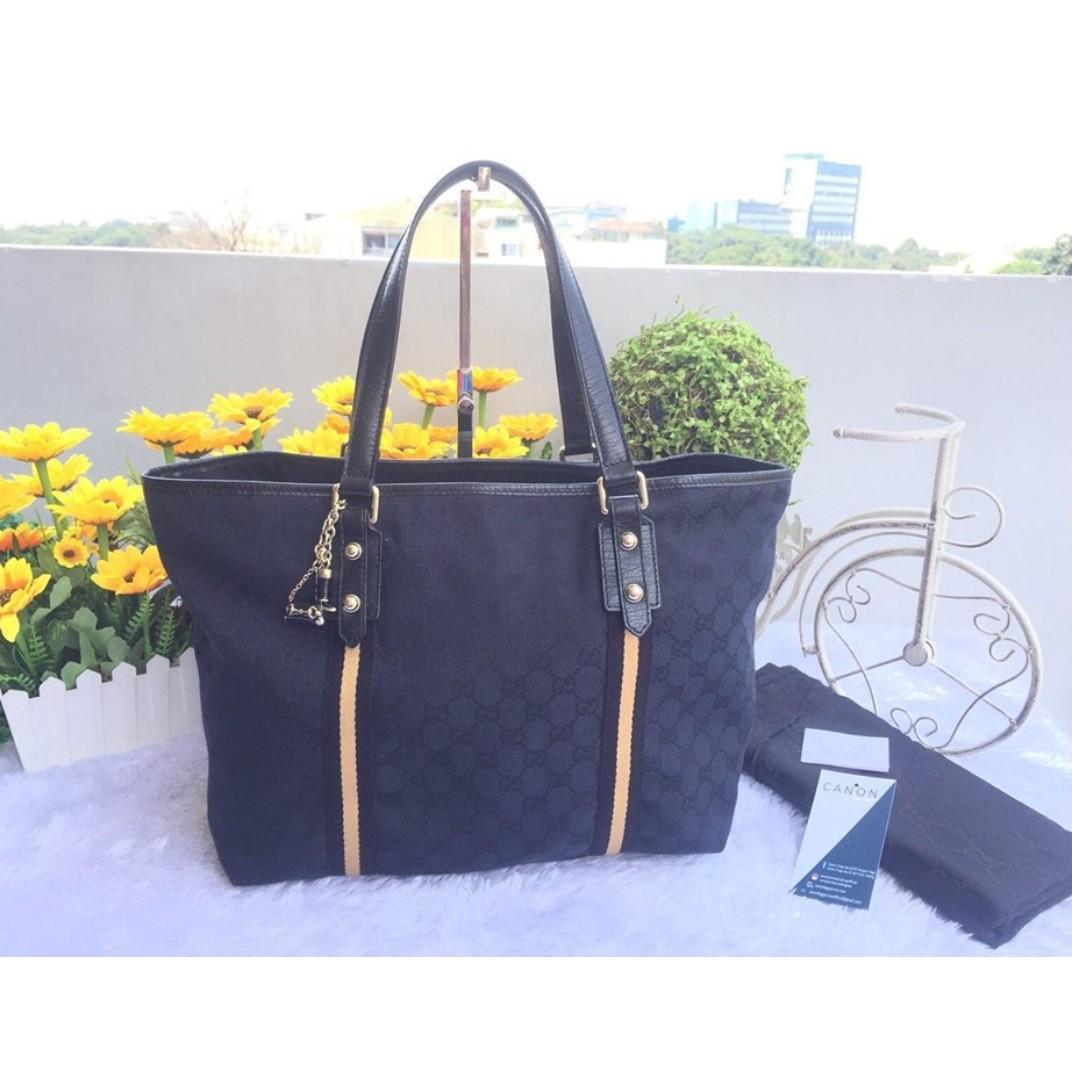 gucci yellow tote