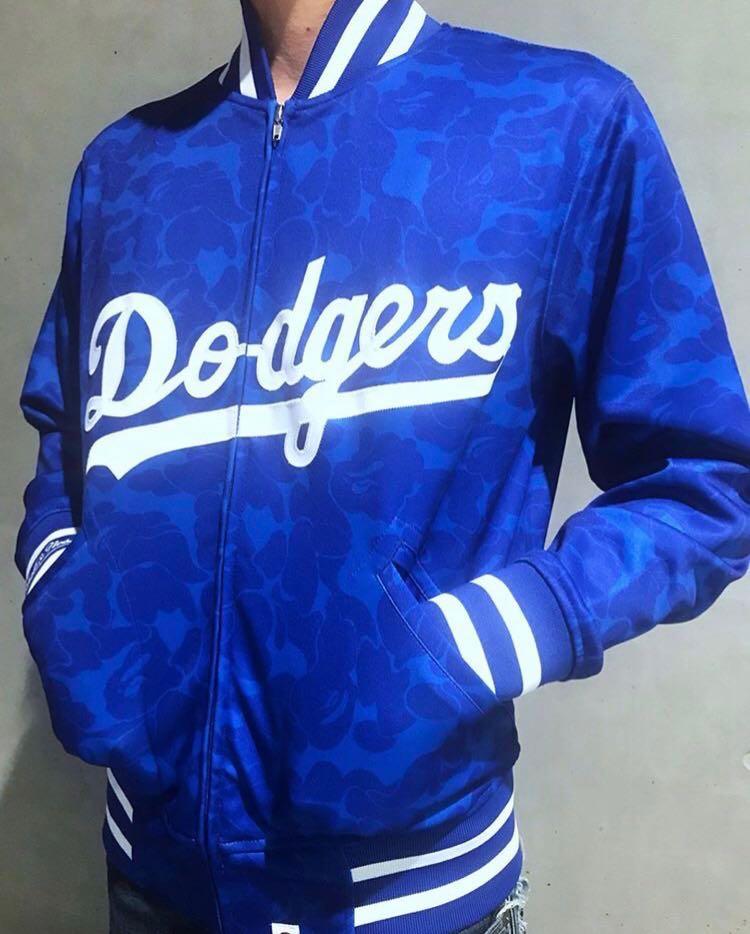 bape x mitchell and ness dodgers