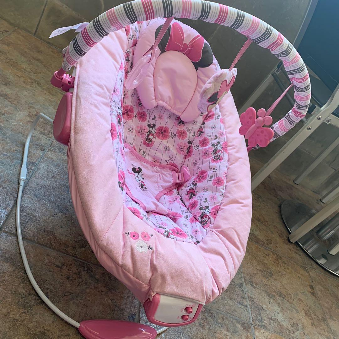 minnie mouse bouncer walker