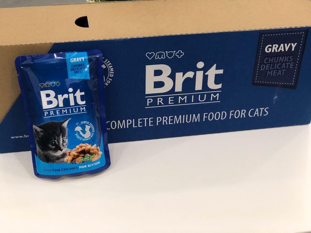 Brit Premium Pouch Wetfood 1 Carton 24 Pcs Pet Supplies Pet Food On Carousell
