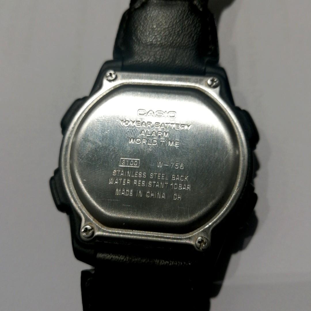 Casio w756 top