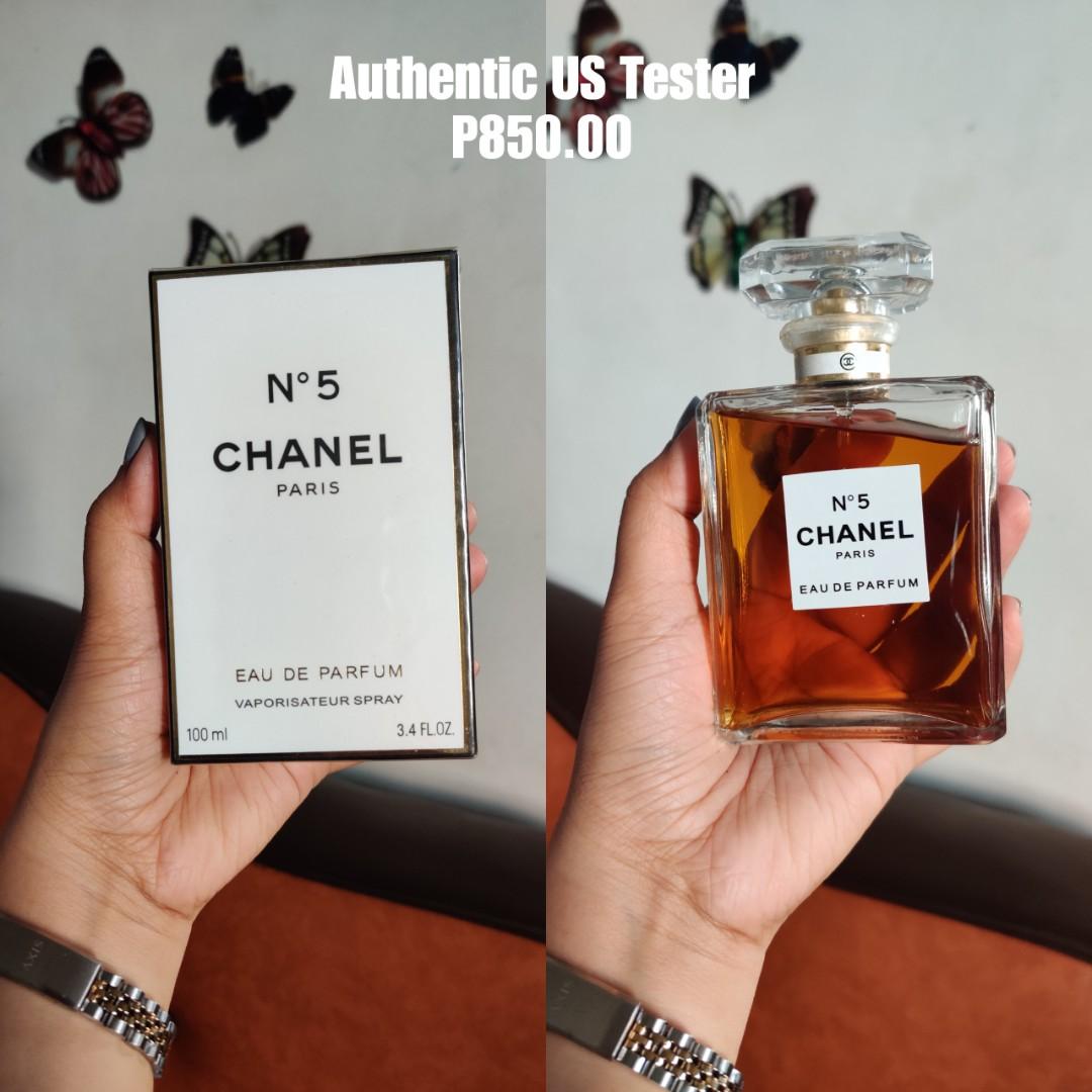 Chanel No 5 authentic US tester, Beauty & Personal Care, Fragrance &  Deodorants on Carousell