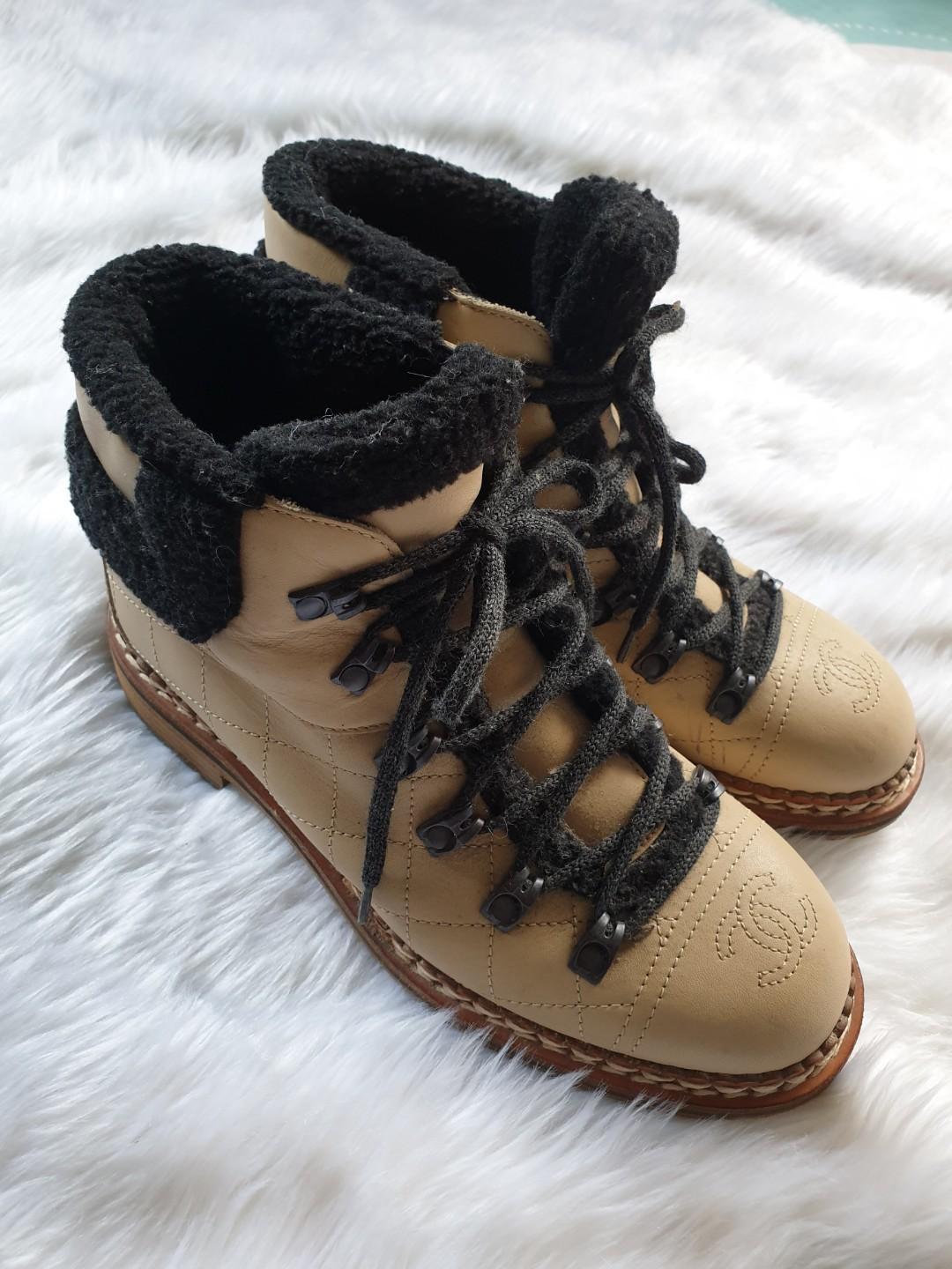 chanel snow boots 2019