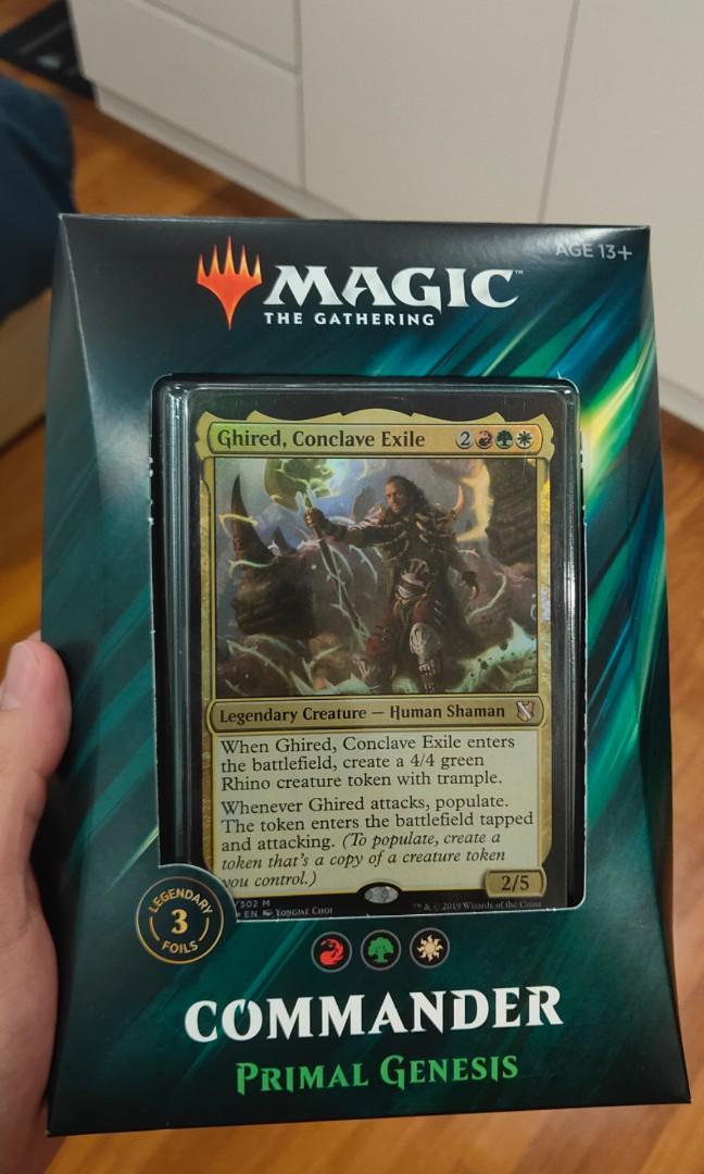 Commander 2019 Primal Genesis MTG sealed, Hobbies & Toys, Toys & Games on  Carousell
