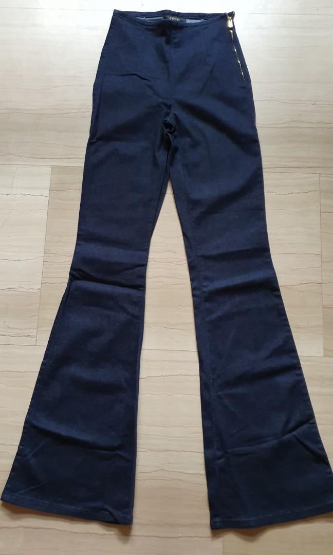 Blue bootcut pants Outlet