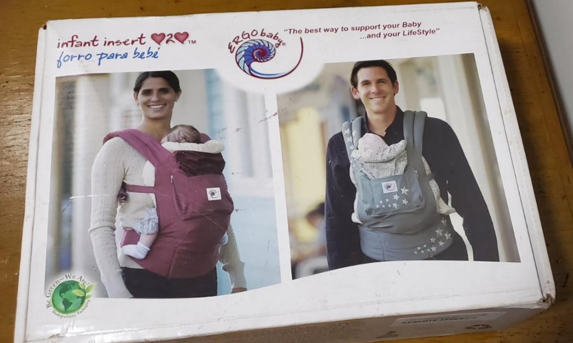 Ergobaby fully padded infant insert in stone (Category: Carriers & Slings) located in Quezon City. Submitted by carsenmktg (Listing ID 238626832, Image 1). Description: Guaranteed Authentic and brand new in box. Just came in from the u.s. designed so you can safely carry your newborn baby from day one. Use the Infant Insert with babies 7-12lb (3. 2-5.5kg) or until baby has strong and consistent head and neck control and is comfortable in a splaye