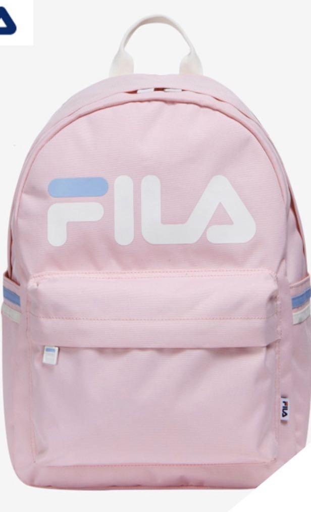 Pink fila backpack best sale
