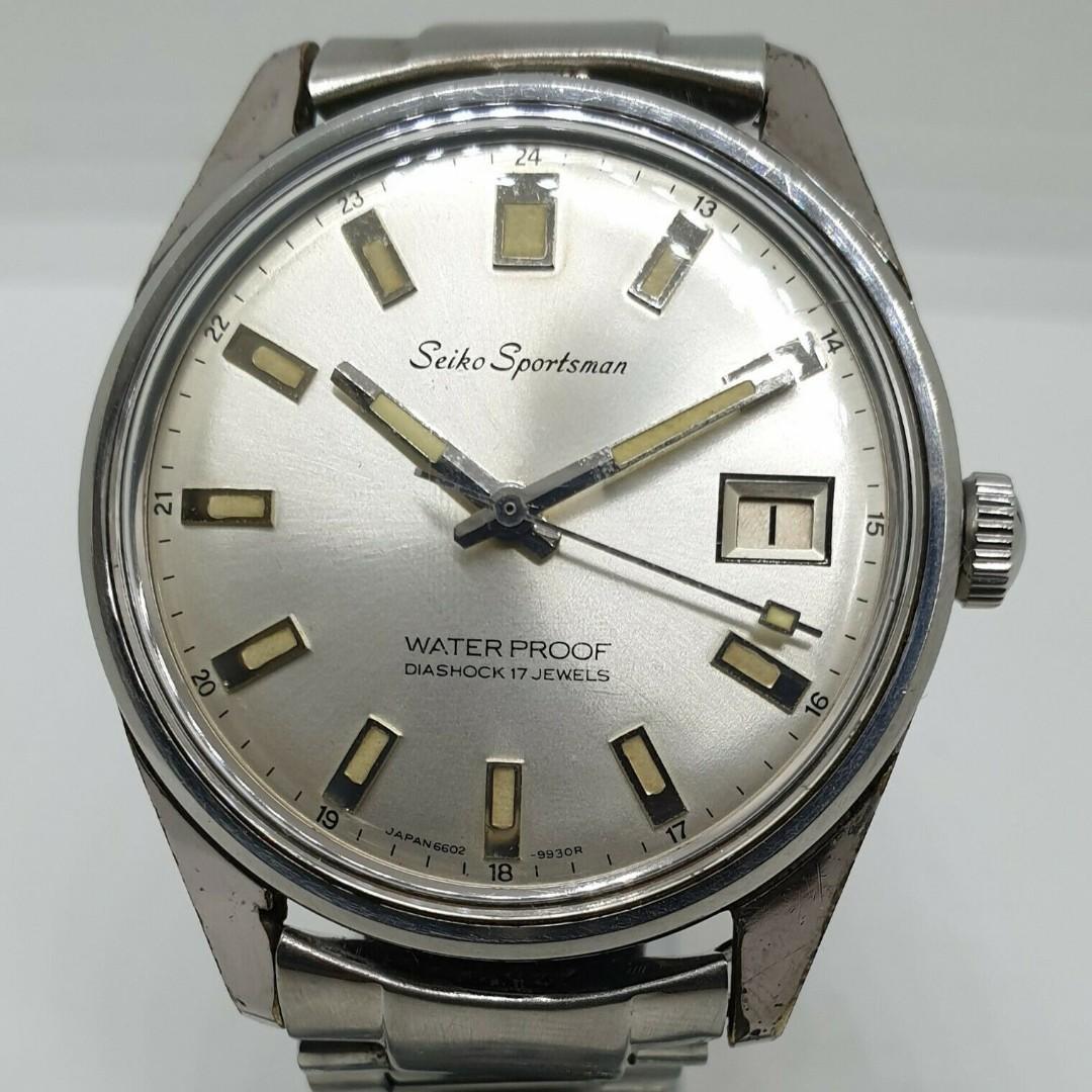 Vintage Seiko Sportsman 6602-9981 Manual Winding Watch, Men's Fashion,  Watches & Accessories, Watches on Carousell