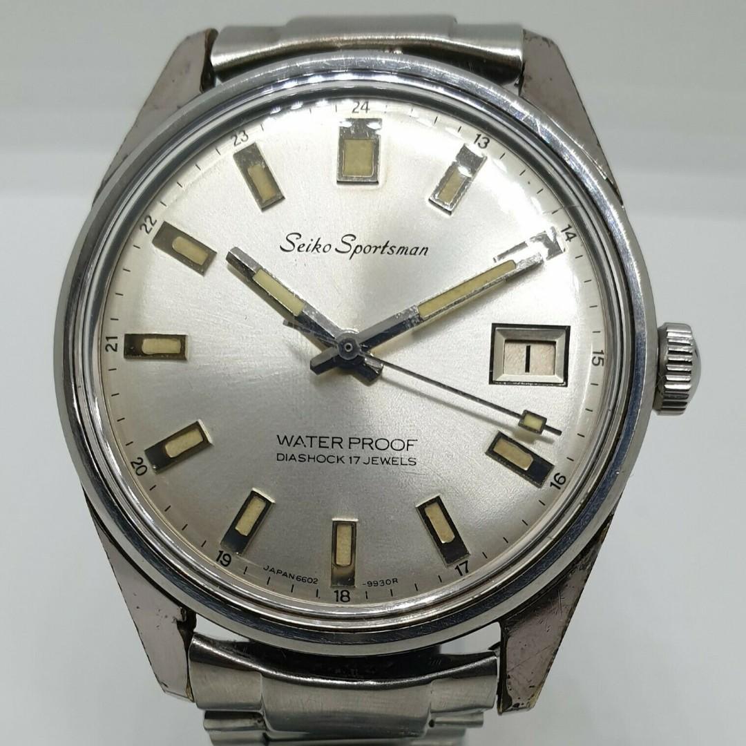 SEIKOスポーツマン 17JEWELS手巻き美品 セイコー スポーツマン 17石 SEIKO SM 手巻き ヴィンテージ