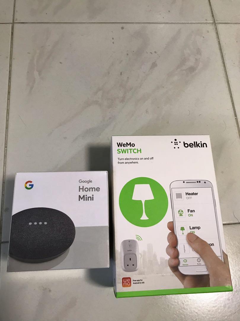 belkin wemo switch google home