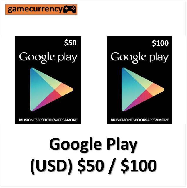 Google Play Giftcard Usd Entertainment Gift Cards Vouchers