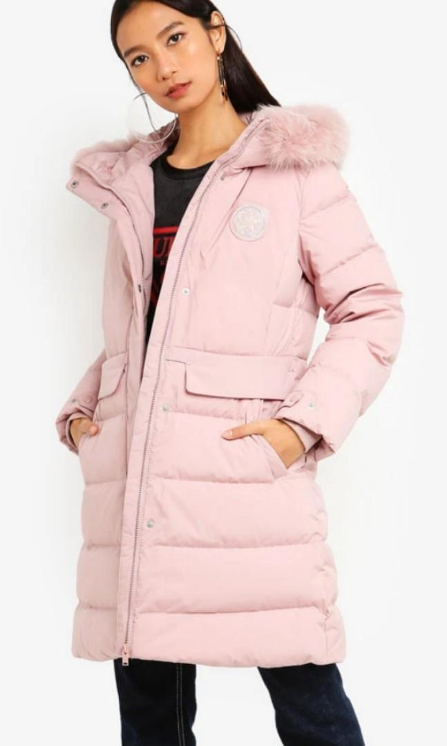 Guess long down online coat