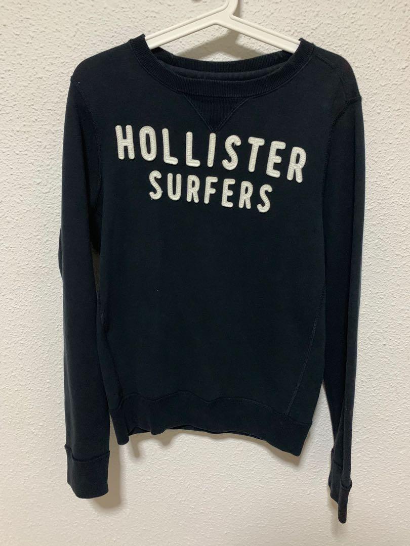 hollister navy jumper