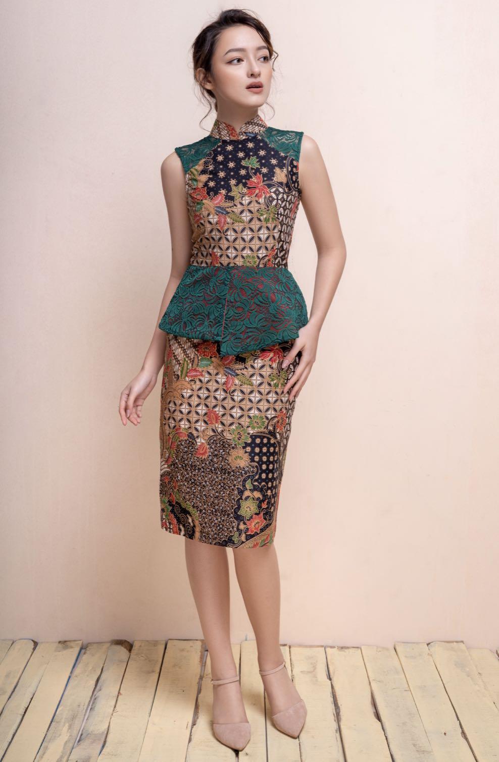Joli Pretty Maya Batik Cheongsam Dress