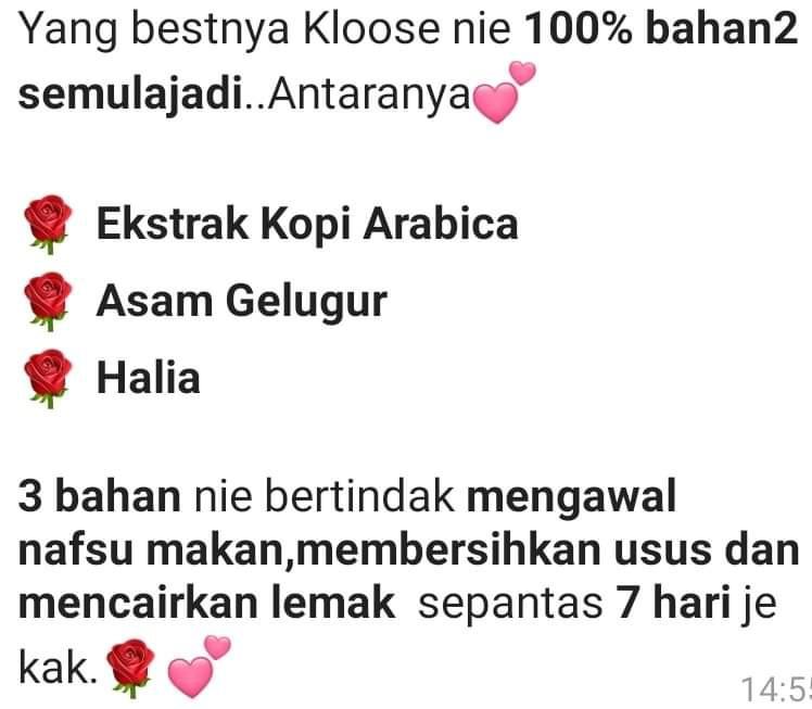 Kloose Jamu Health Nutrition Health Supplements Health Food Drinks Tonics On Carousell