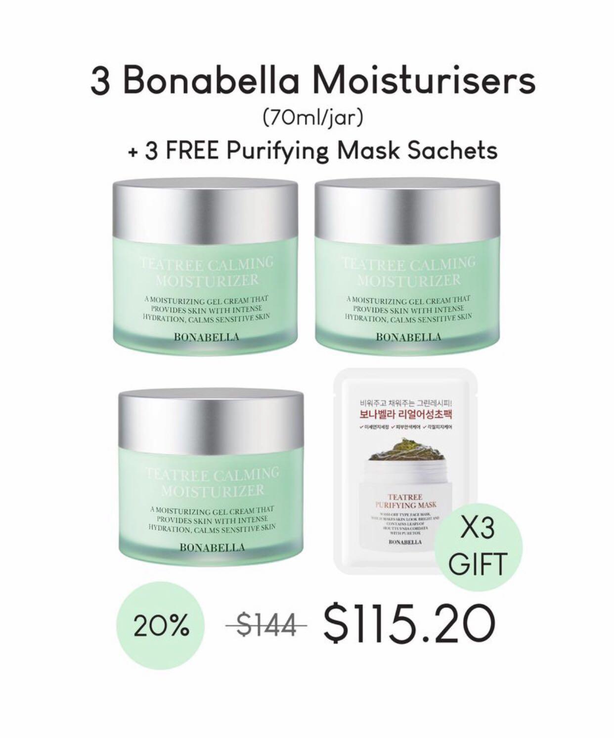 bonabella tea tree moisturizer