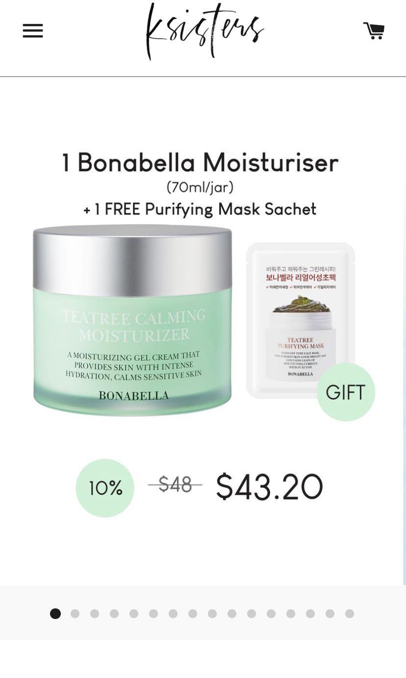 bonabella tea tree moisturizer