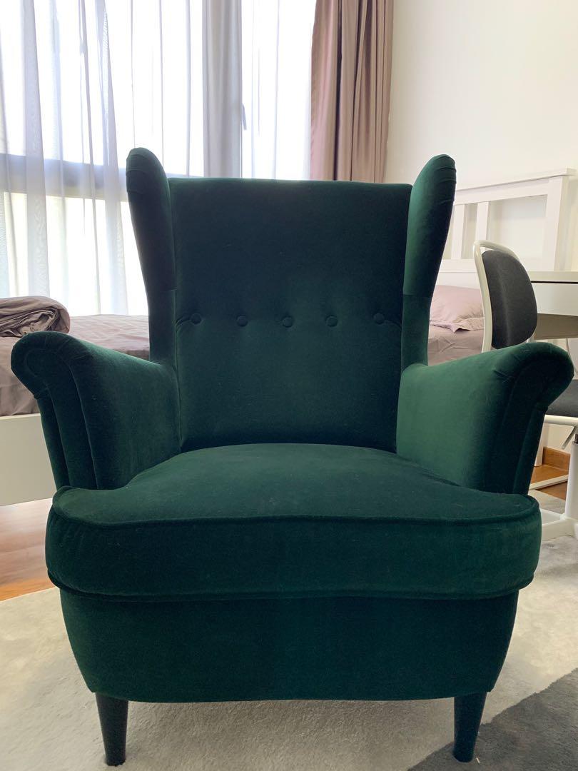 Ikea sales green armchair