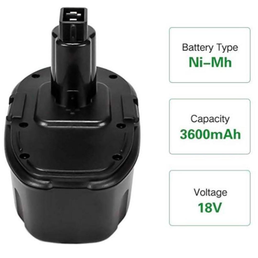 M193 Dc9096 18 Volt 3 6ah Ni Mh Replacement For Dewalt 18v