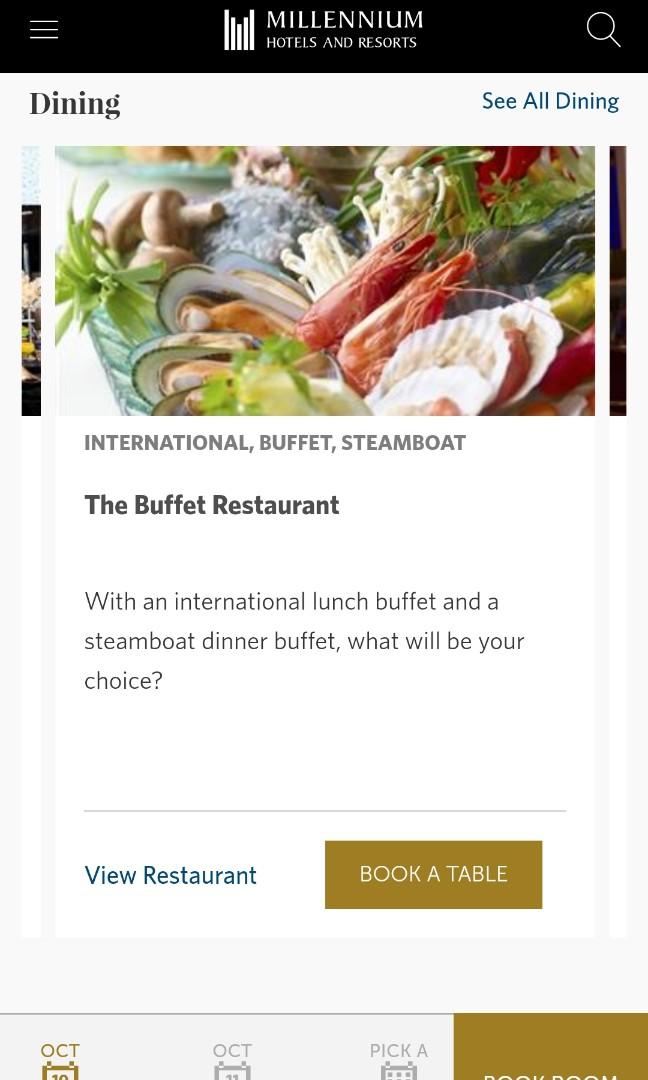 M Hotel Buffet Breakfast, Everything Else on Carousell