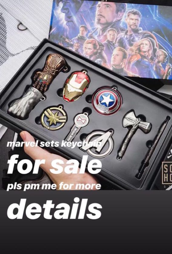 Marvel Avenger Keychain Bundle Gift Set Toys Games Others On Carousell