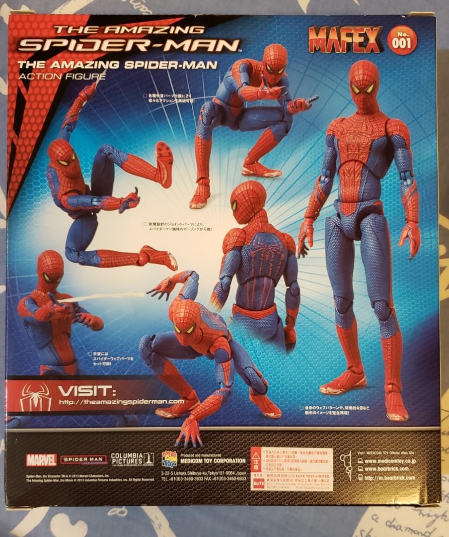 Medicom Mafex 001 The Amazing Spiderman, 興趣及遊戲, 玩具& 遊戲類 