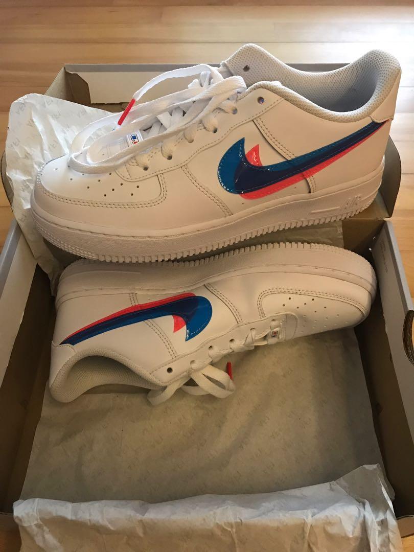 Nike air force discount 1 3d swoosh