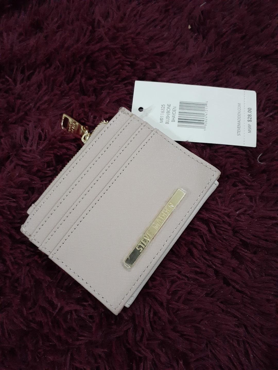 steve madden wallet red