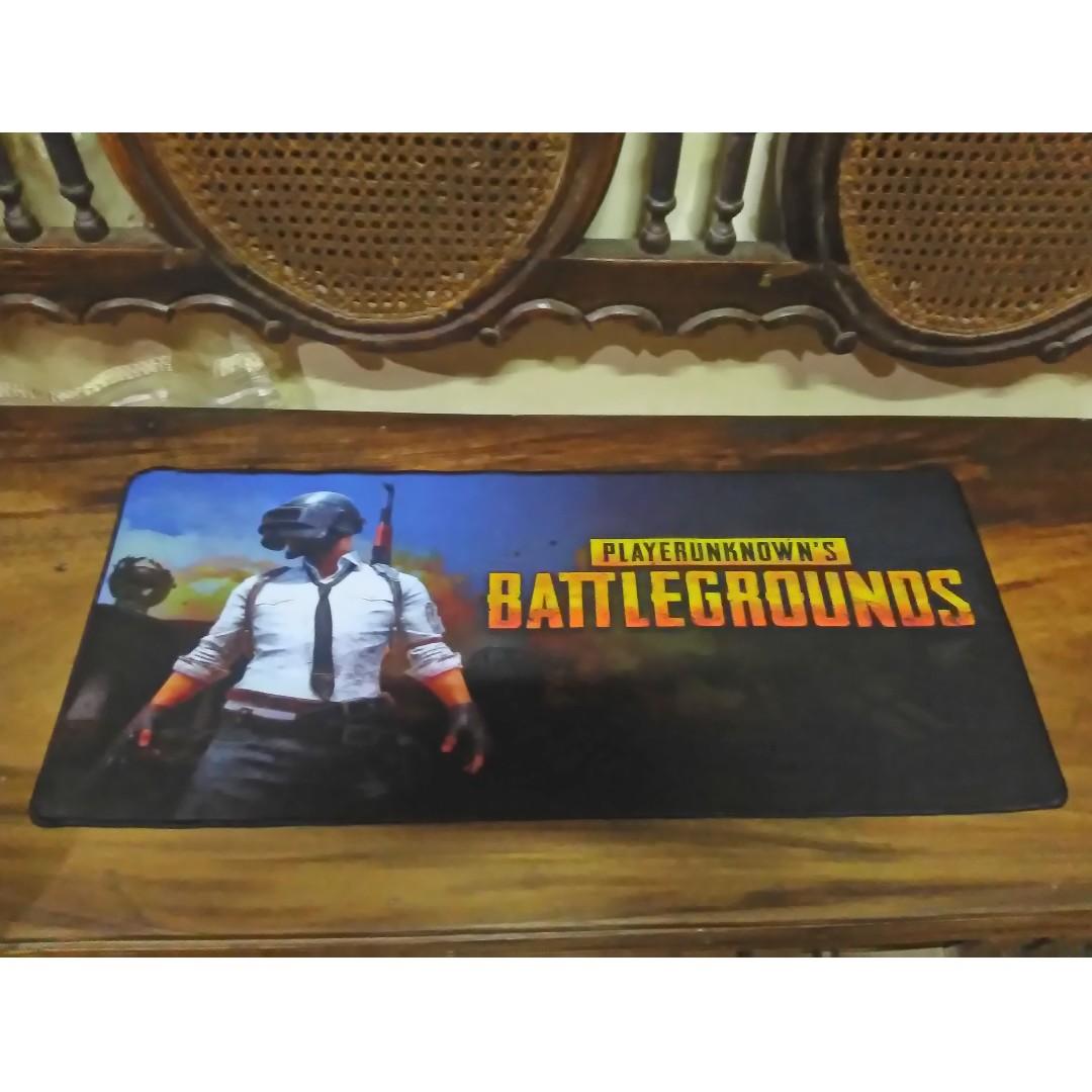 PLAYERUNKNOWN'S BATTLEGROUNDS (PUBG) Gaming Mouse Pad Large (Category: Mouse & Mousepads) located in Cainta. Submitted by techtoysnmore (Listing ID 256003369, Image 1). Description: PLAYERUNKNOWN'S BATTLEGROUNDS (PUBG) Gaming Mouse Pad Large Features: *Slick, taut weave for speedy mouse movements *Pixel-precise targeting and tracking *Optimized for all mouse sensitivities and sensors *Highly portable cloth-based design *Anti-fraying stitched fram