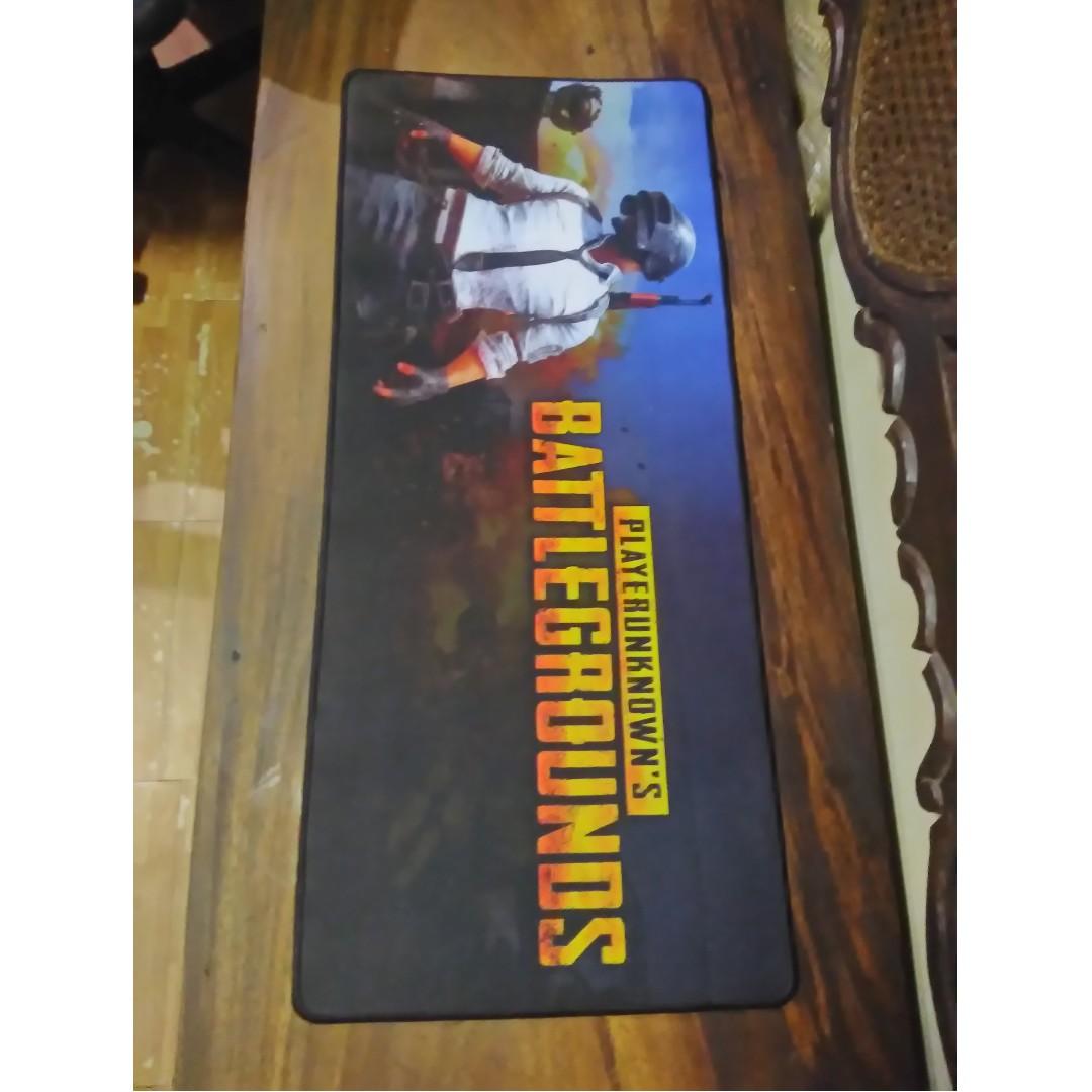 PLAYERUNKNOWN'S BATTLEGROUNDS (PUBG) Gaming Mouse Pad Large (Category: Mouse & Mousepads) located in Cainta. Submitted by techtoysnmore (Listing ID 256003369, Image 2). Description: PLAYERUNKNOWN'S BATTLEGROUNDS (PUBG) Gaming Mouse Pad Large Features: *Slick, taut weave for speedy mouse movements *Pixel-precise targeting and tracking *Optimized for all mouse sensitivities and sensors *Highly portable cloth-based design *Anti-fraying stitched fram