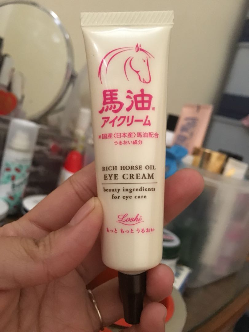Rich horse oil eye cream roshi, Kesehatan & Kecantikan, Kulit, Sabun