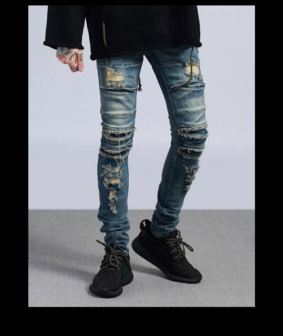 Ripped jeans for men near me clearance