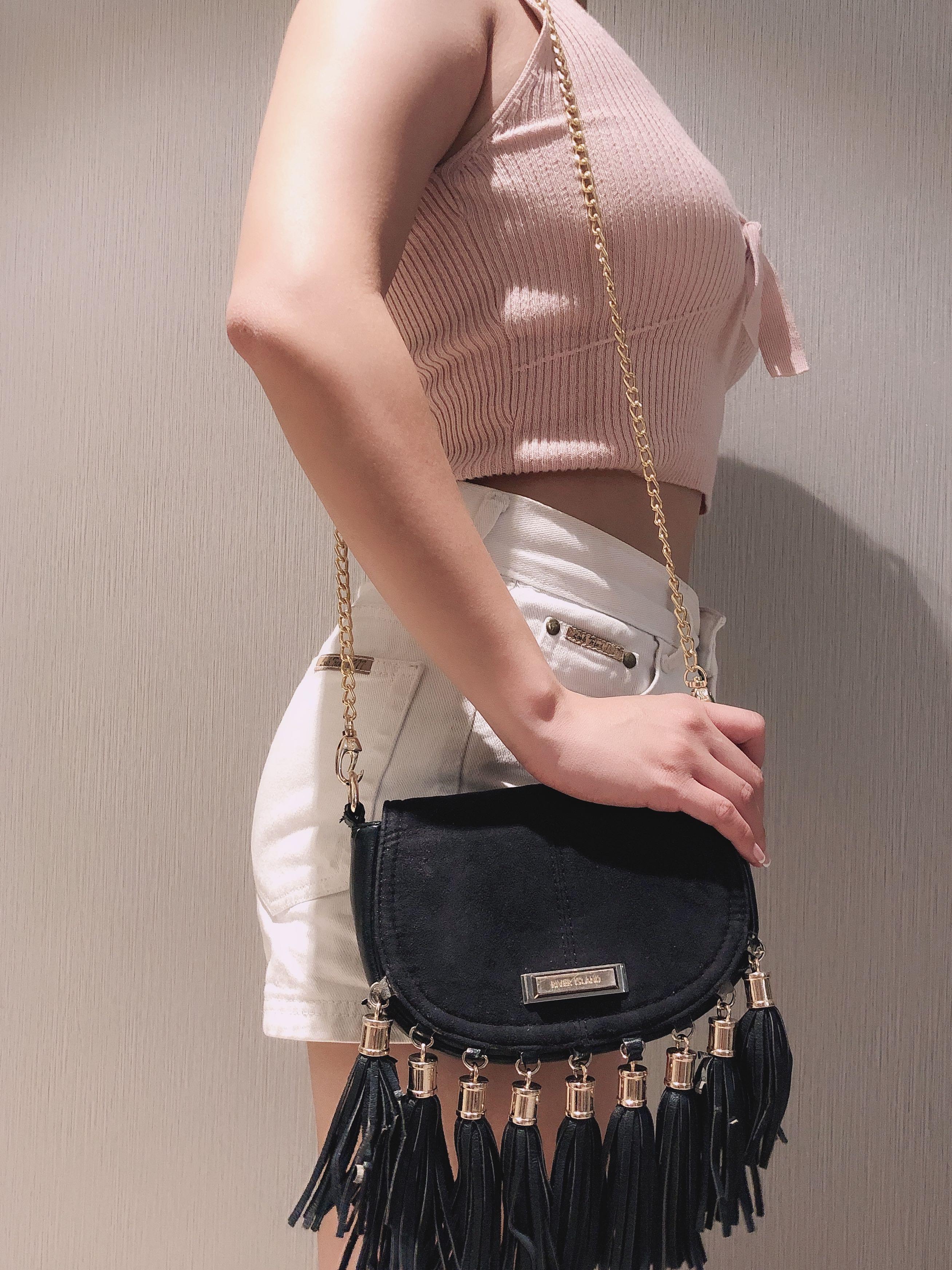 River island shop tassel bag