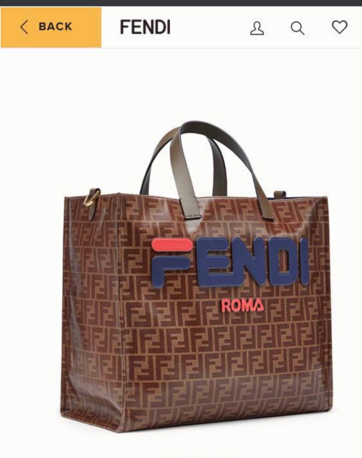 Fendi mania hot sale tote bag