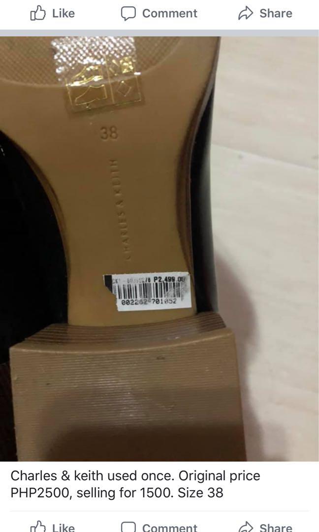 Charles & keith ootd shoes/ winter shoes (Category: Boots) located in Muntinlupa City. Submitted by fa.jha (Listing ID 255965293, Image 3). Description: Used once. Good as new! Size 38, original price 2500 . Shoes can be used as formal, casual or for winter ootd :) #summersweldo.