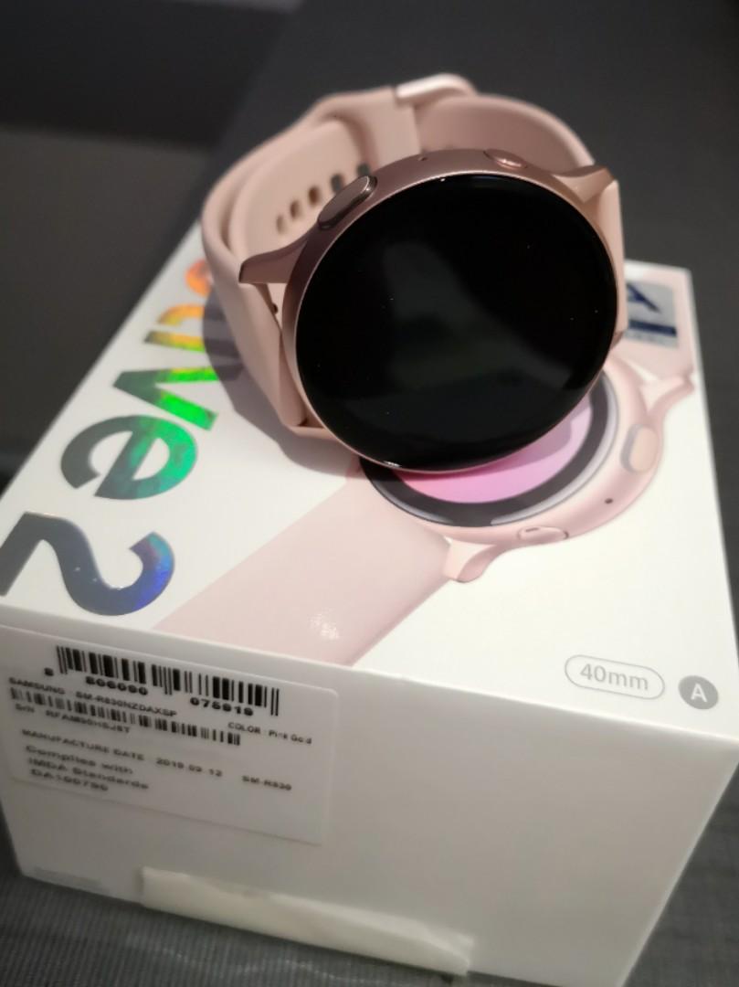 Samsung galaxy watch hotsell active 2 pink