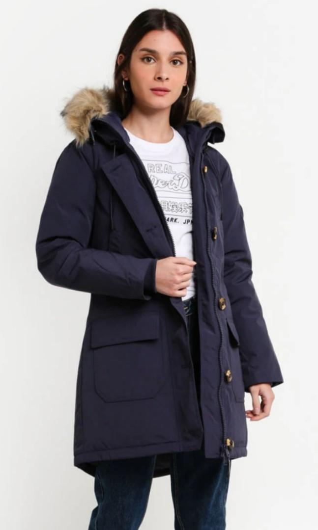 Superdry Rookie Down Parka (navy), Women's Fashion, Coats, Jackets