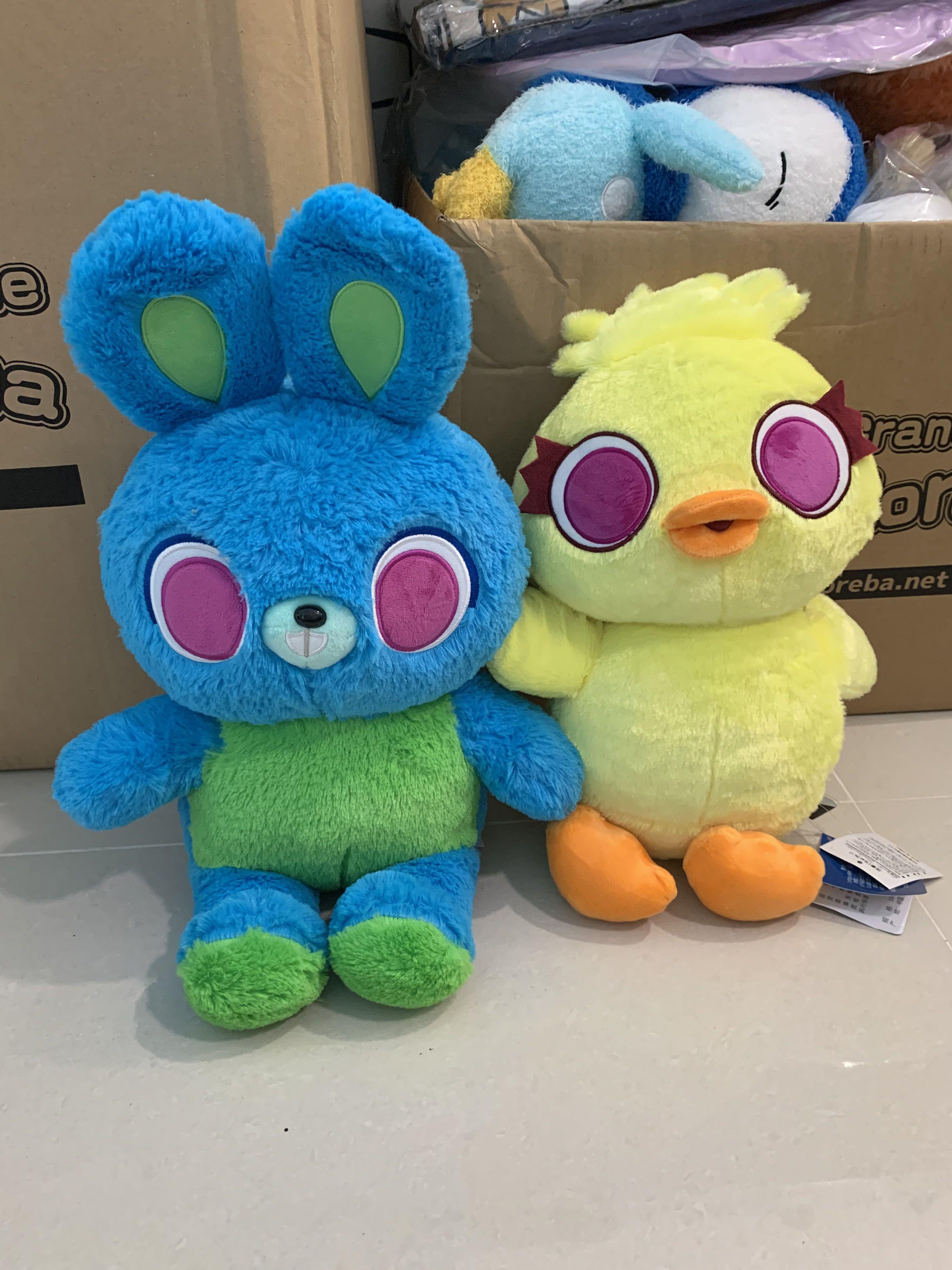 bunny and ducky plush