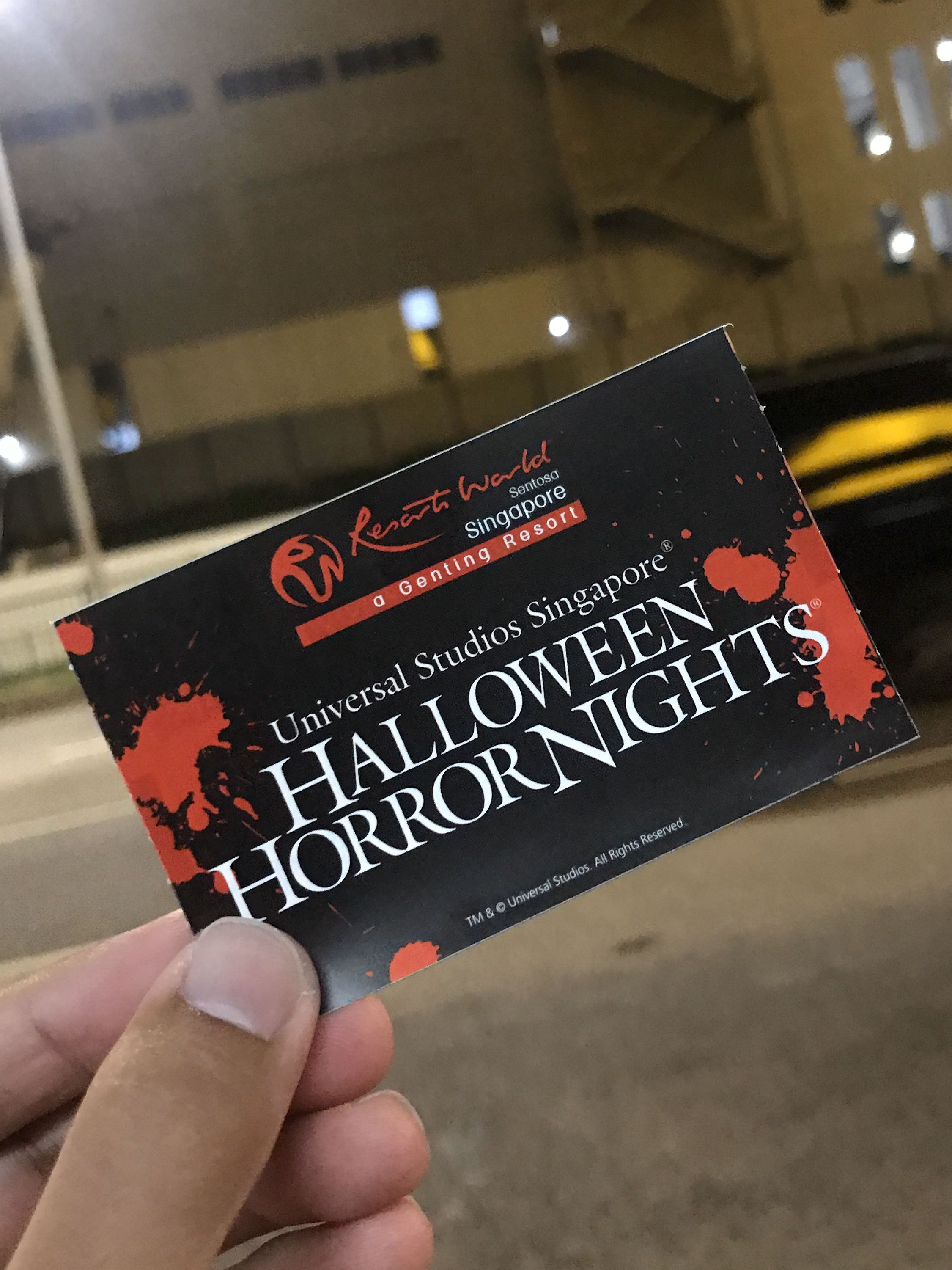USS HHN 2019 frequent fear pass (student), Tickets & Vouchers, Local