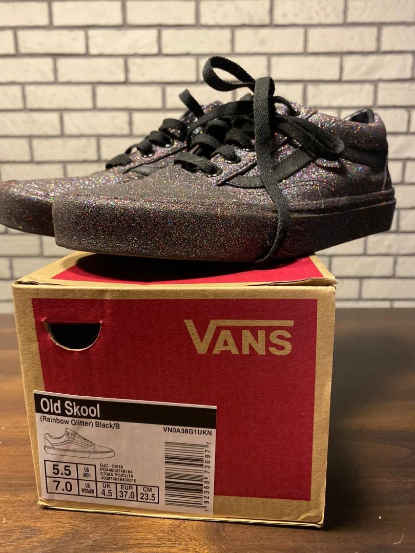 vans glitter 37
