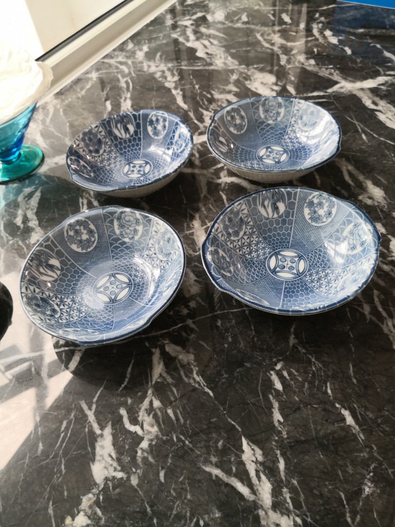 Vintage Japanese bowls (4 sets), Furniture & Home Living, Kitchenware