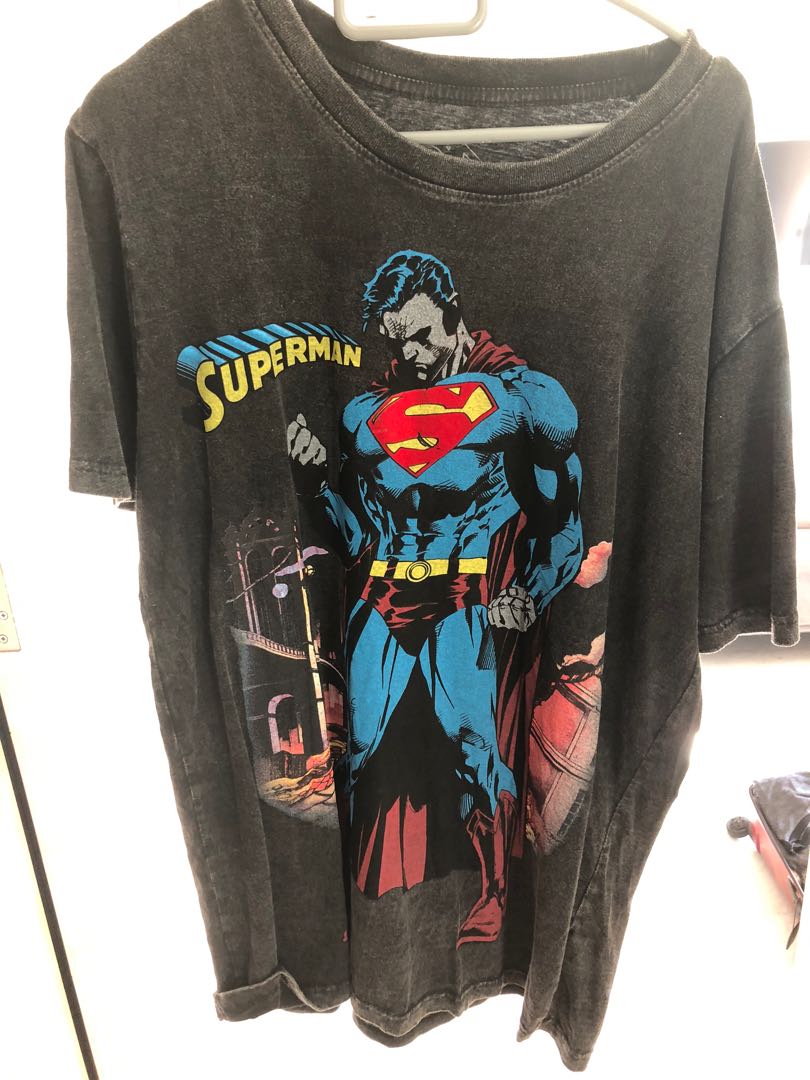 Vintage Superman T-shirt, Men's Fashion, Tops & Sets, Tshirts & Polo Shirts Carousell