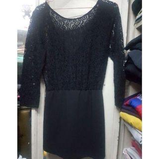 Zara Lace Skort Romper