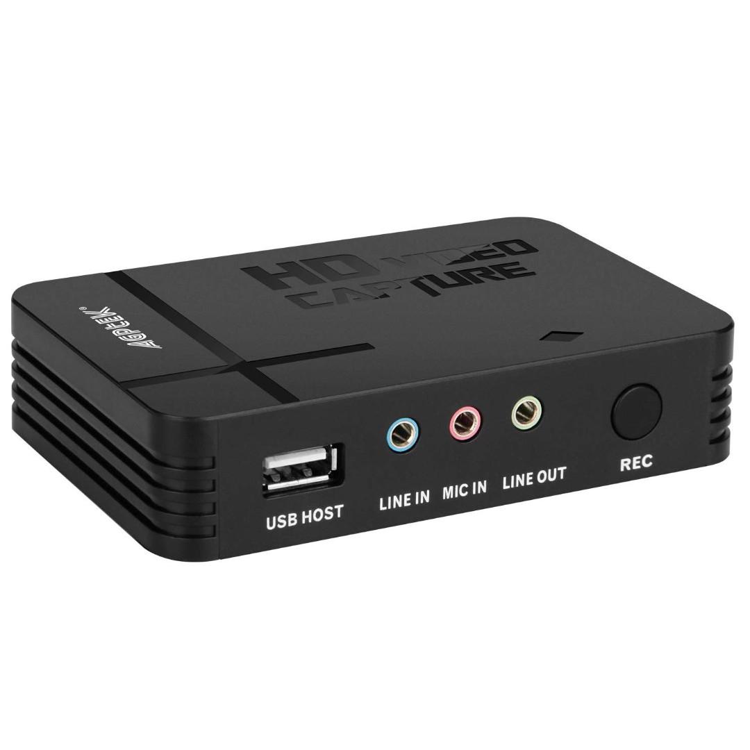 AGPtEK HD Game Capture Video Capture 1080P HDMI/YPBPR Recorder Xbox 360