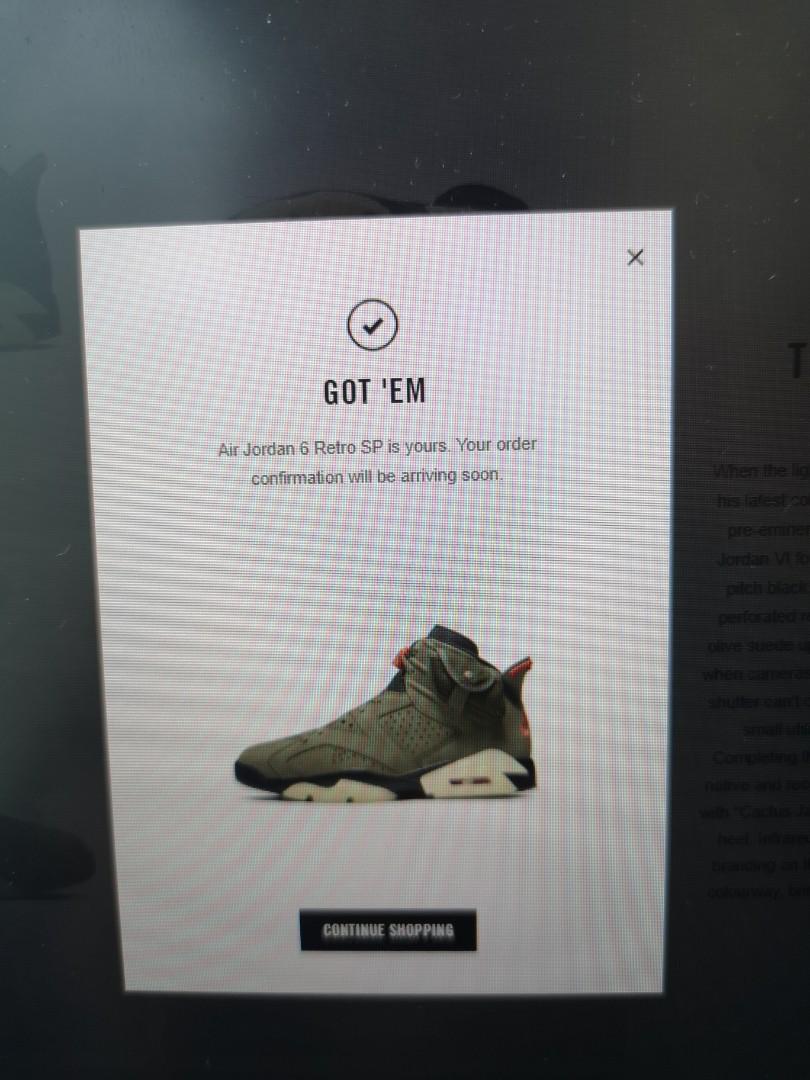 Jordan 6 travis scott got em Clearance