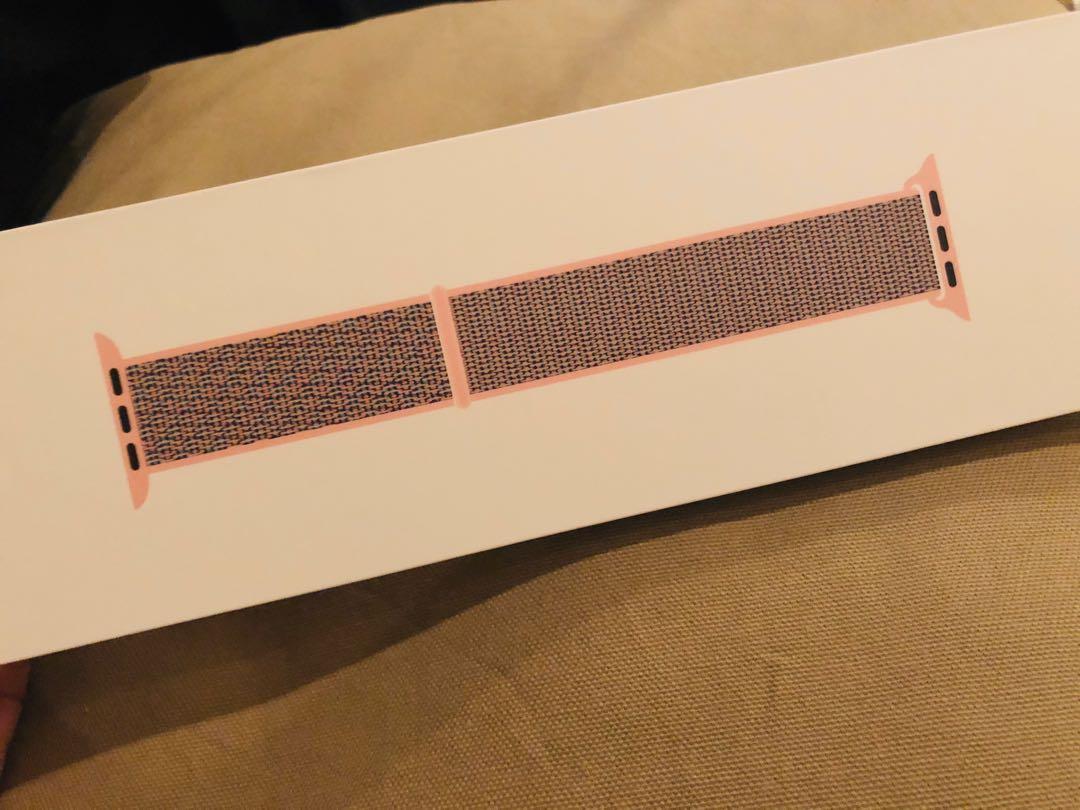 44mm pink sand sport loop