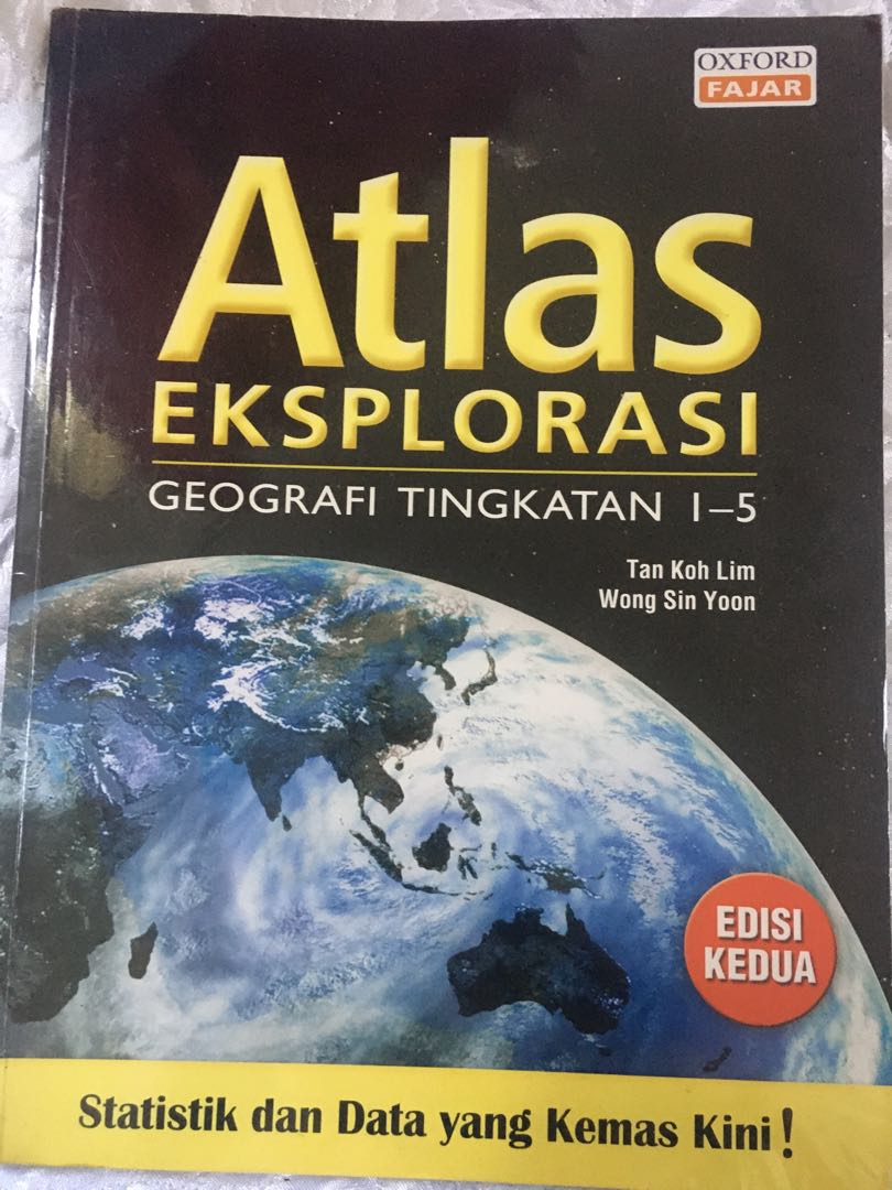 Atlas Buku Geografi Tingkatan 1 5 Books Stationery Books On Carousell