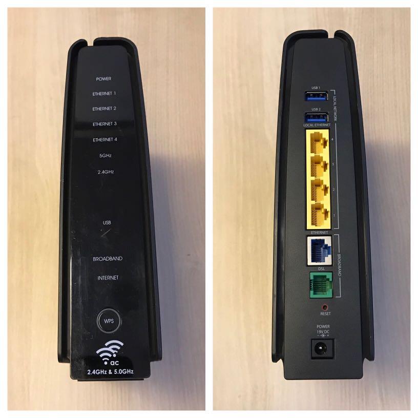 Aztech DSL8900GR(AC) Wireless Router, Computers & Tech, Parts